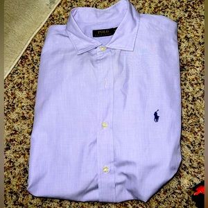 LAVENDER PURPLE - POLO RALPH LAUREN DRESS SHIRT XL